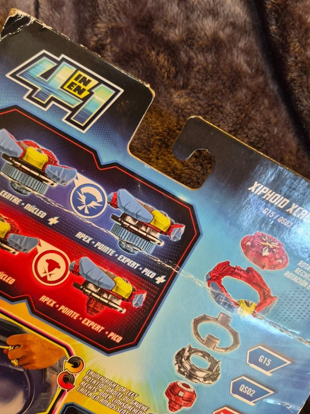 Hasbro Beyblade Burst QuadStrike Power Speed Launcher Pack New with Box Damage